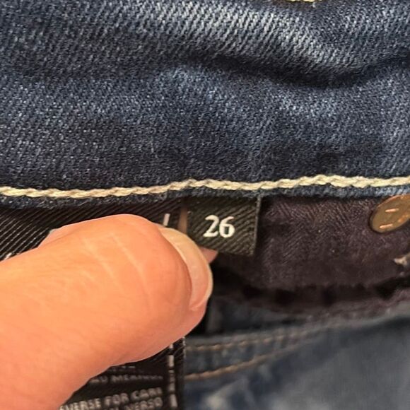 7 For All Mankind Slim Trouser Jeans Size 26 - Picture 7 of 11